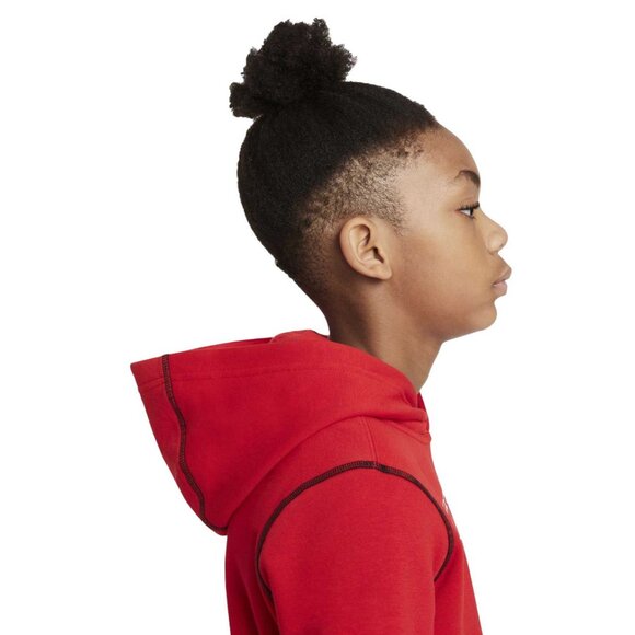 Nike JDI Pullover Hoodie DD8660-657 Red Size Large Big Kids NWT - Picture 4 of 12